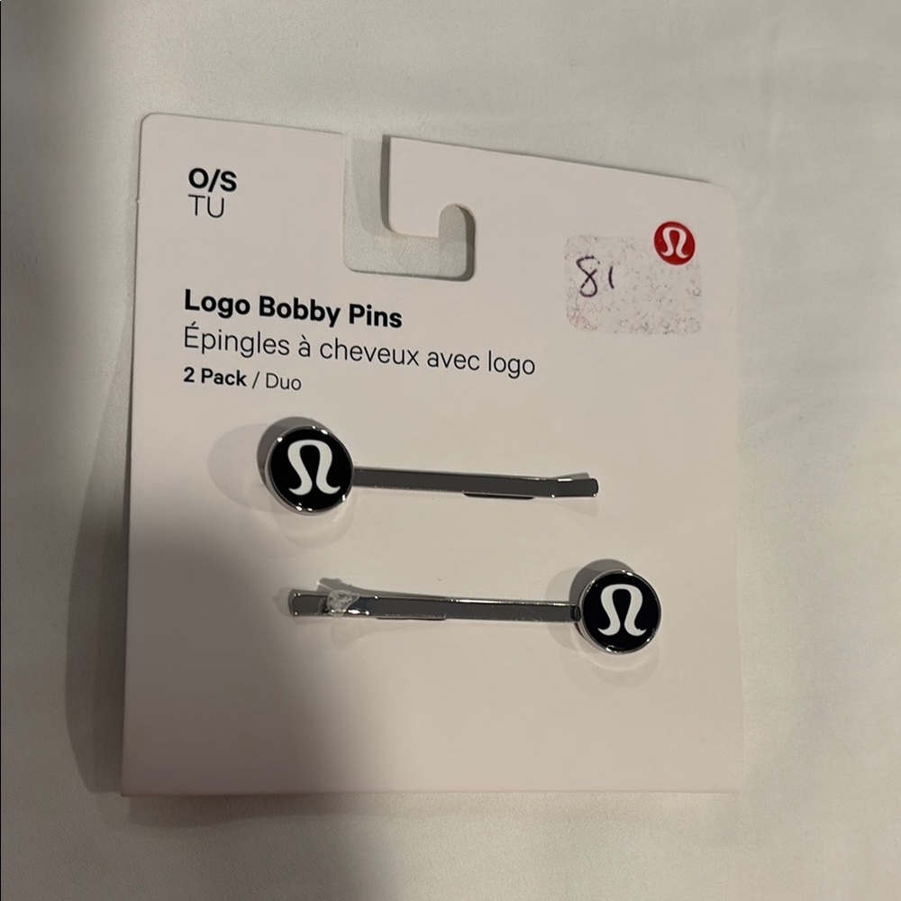 Lululemon Logo Bobby Pins